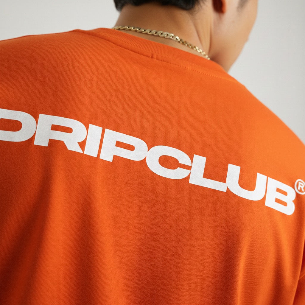 Orange basic t-shirt