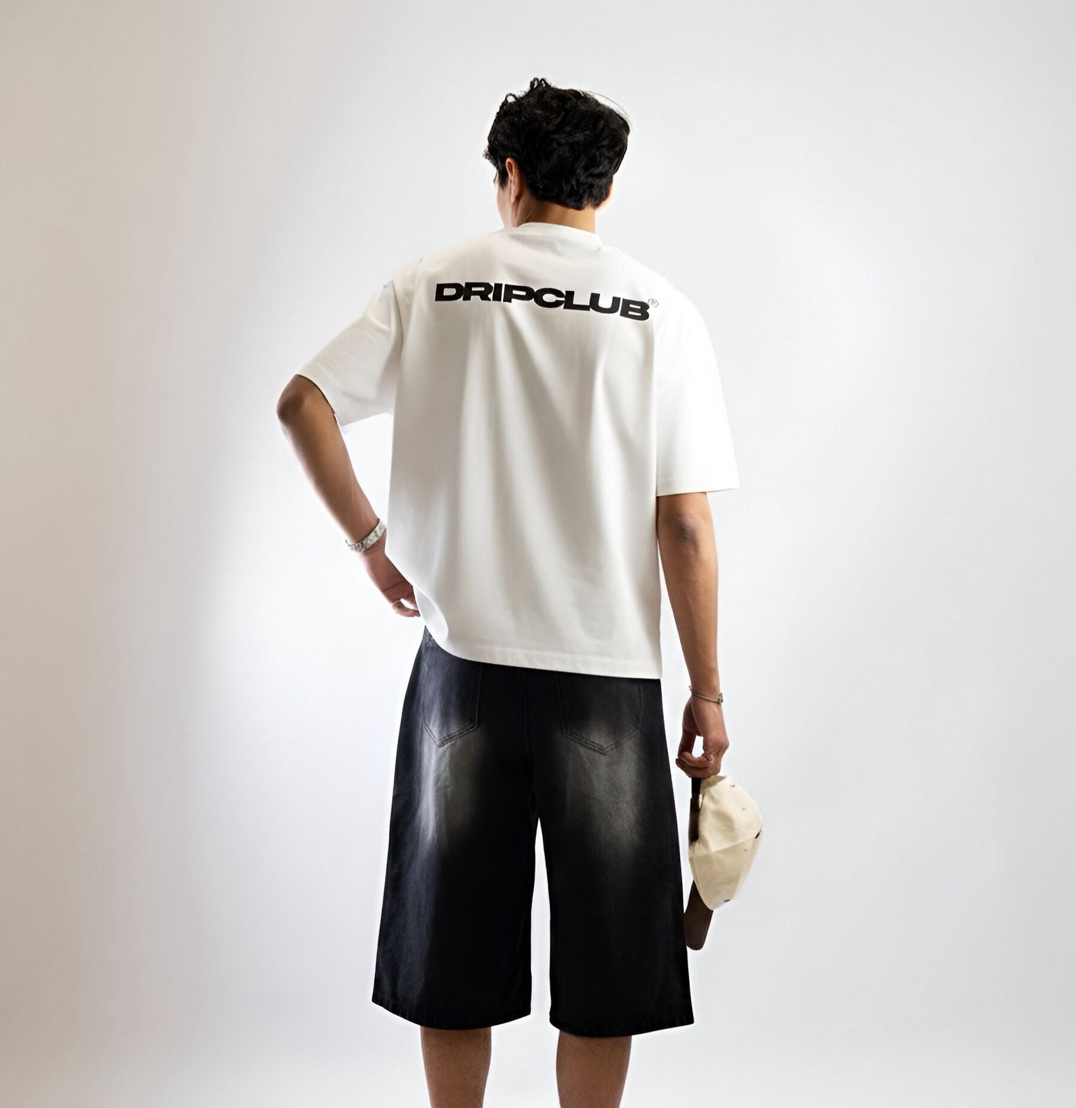 White basic t-shirt